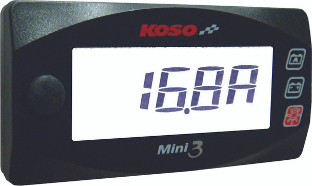 Koso Mini 3 Amp & Volt Meter Ba003190