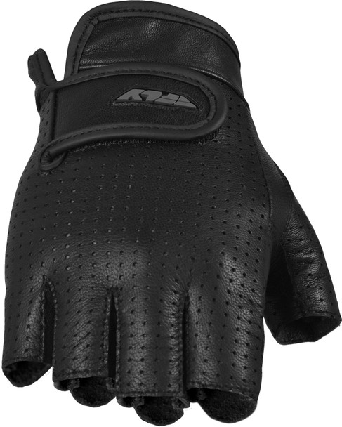 Fly Racing Half-N-Half Fingerless Perforated Leather Gloves 2X #5884 476-0040~6