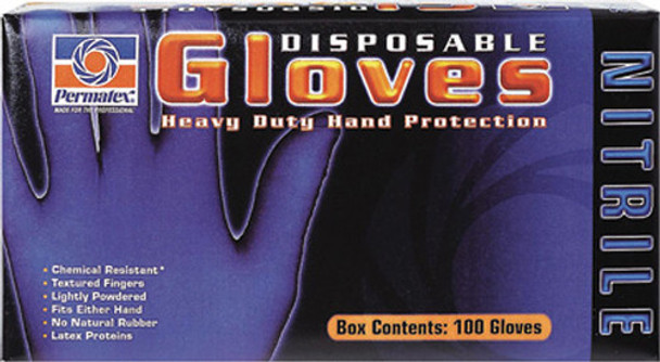 Permatex Nitrile Disposable Gloves L 100/Pk 8185