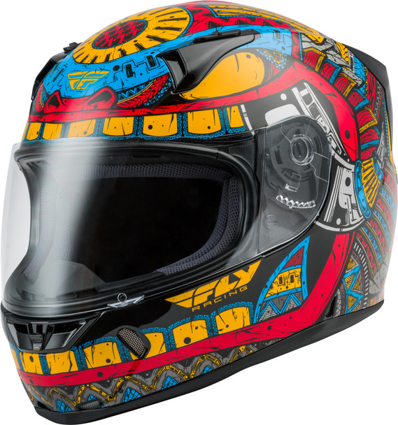 Fly Racing Revolt Codex Helmet Red/Blue/Yellow Sm 73-8375S