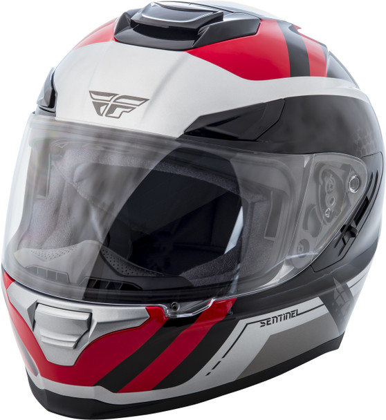 Fly Racing Sentinel Mesh Helmet Grey/Red Xs 73-8324Xs