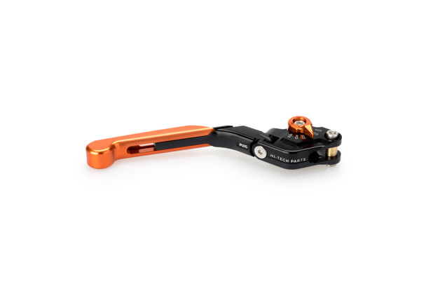 Puig Lever Brake Extendable/Foldable Orange 14Tnt