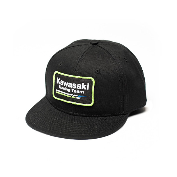 Factory Effex Fx Kawasaki Racing Youth Snapback Hat / Black (One Size) 19-86112