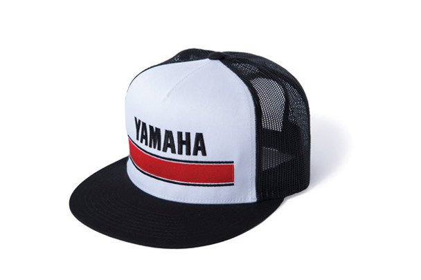Factory Effex Fx Yamaha Vintage Snapback Hat/ White-Black (One Size) 18-86300