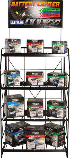 Wps Battery Rack Display & Sign Battery Rack