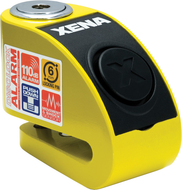 Xena Xzz6L-Y Alarm Disc Lock Yellow Xzz6L-Y