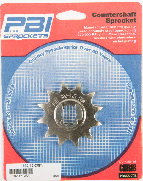 Pbi Front Cs Sprocket Steel 12T-520 Hon 382-12