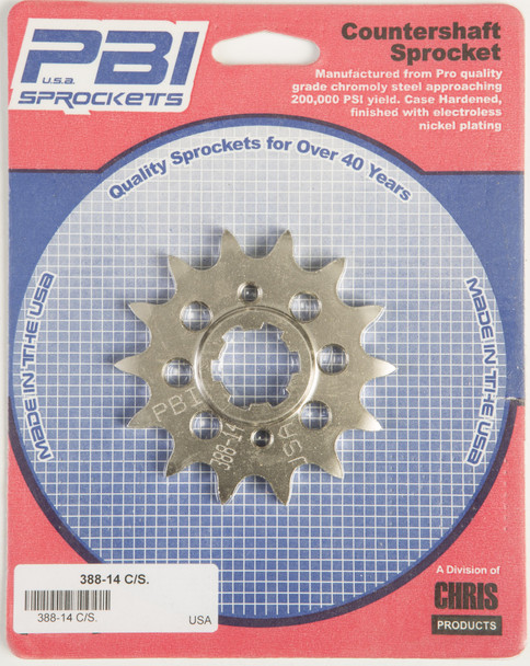 Pbi Front Cs Sprocket Steel 14T-520 Hon 388-14