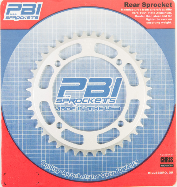 Pbi Rear Sprocket Aluminum 40T-520 Yam 7058-40-3