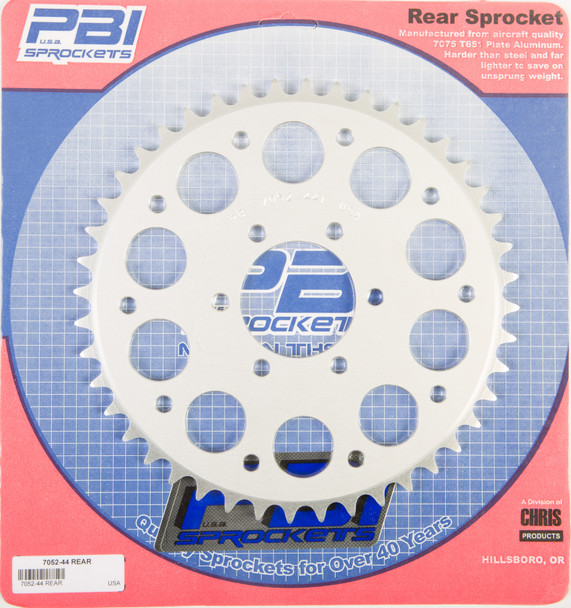 Pbi Rear Sprocket Aluminum 44T-520 Yam 7052-44-3