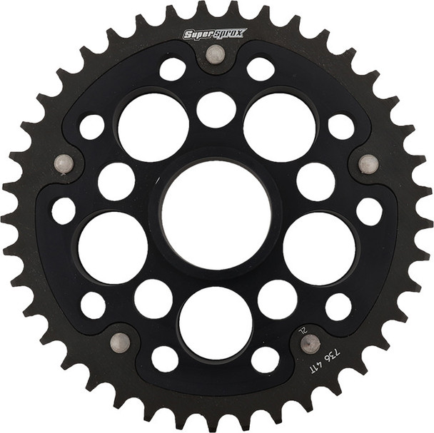 Supersprox Rear Stealth Sprocket Alu/Stl 41T-520 Blk Duc Rst-736-41-Blk