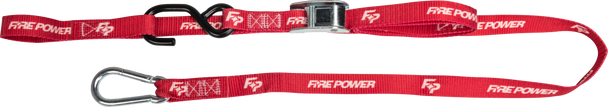 Fire Power 1" Tie-Down Soft-Tie Red 2/Pk 29-13032
