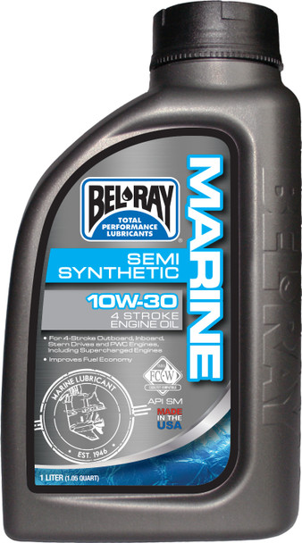 Bel-Ray Marine Semi-Synthetic 4-Stroke Oil 10W-30 1L 99750-Bt1