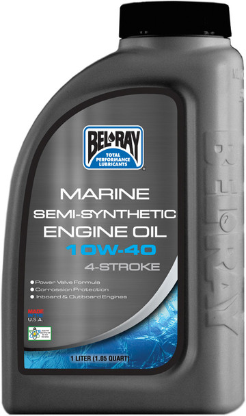 Bel-Ray Marine Semi-Synthetic 4-Stroke Oil 10W-40 1L 99751-Bt1