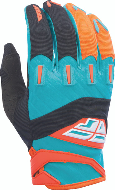 Fly Racing F-16 Glove Orange/Teal Sz 10 L 370-91710