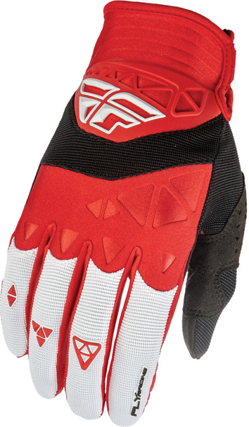 Fly Racing F-16 Gloves Red/White Sz 8 369-91208