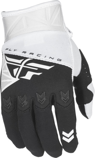 Fly Racing F-16 Gloves White/Black Sz 13 371-91413