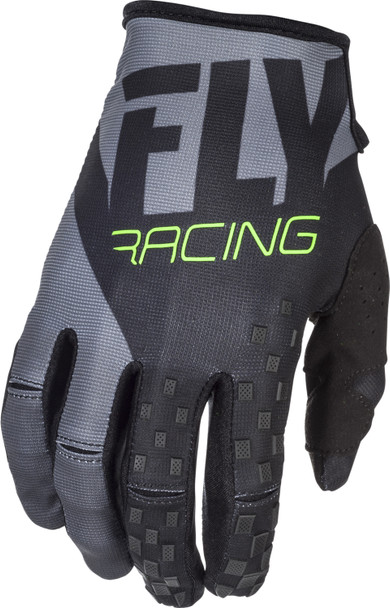 Fly Racing Kinetic Gloves Black/Grey Sz 10 371-41010