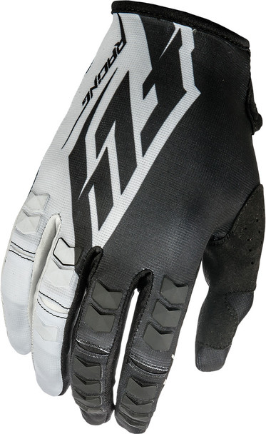 Fly Racing Kinetic Gloves Black/White Sz 5 369-41005