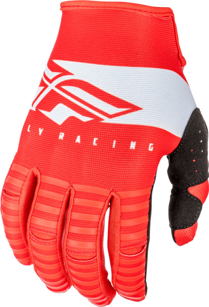 Fly Racing Kinetic Shield Gloves Red/White Sz 04 372-41204