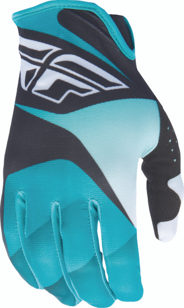 Fly Racing Lite Glove Black/White/Teal Sz 11 X 370-01011