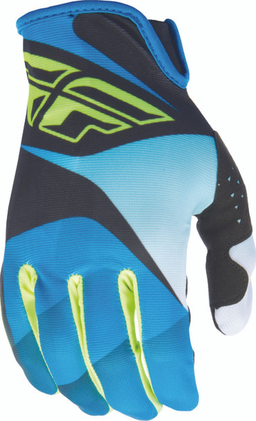 Fly Racing Lite Glove Blue/Black/Hi-Vis Sz 12 2X 370-01112