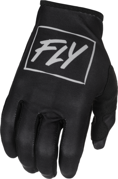 Fly Racing Lite Gloves Black/Grey Md 375-710M