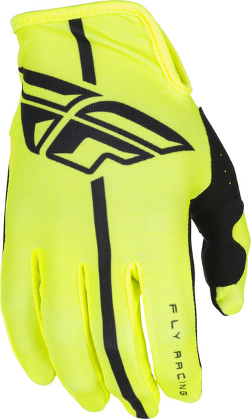 Fly Racing Lite Gloves Hi-Vis/Black Sz 7 371-01007