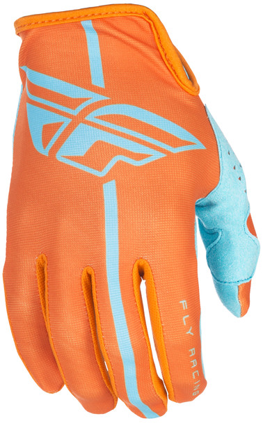 Fly Racing Lite Gloves Orange/Blue Sz 5 371-01805