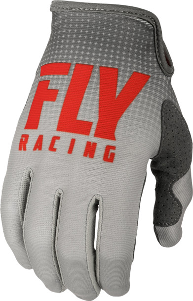 Fly Racing Lite Gloves Red/Grey Sz 13 372-01213