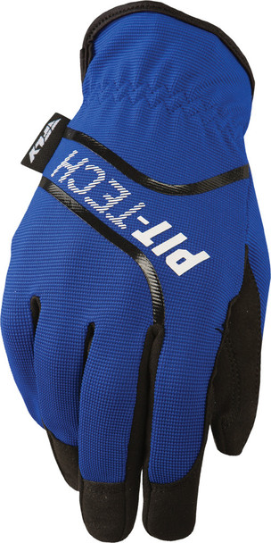 Fly Racing Pit Tech Lite Gloves Blue Sz 8 365-04108