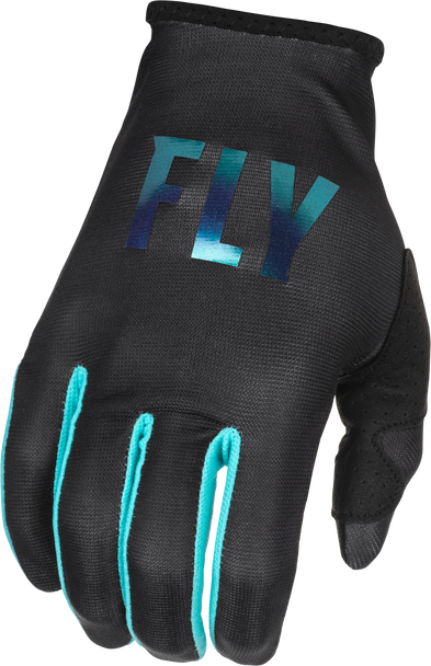 Fly Racing Women'S Lite Gloves Black/Aqua 2X 375-6102X