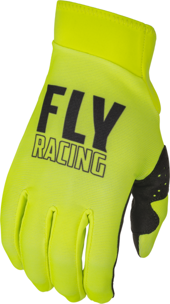 Fly Racing Youth Pro Lite Gloves Hi-Vis/Black Yl 374-854Yl
