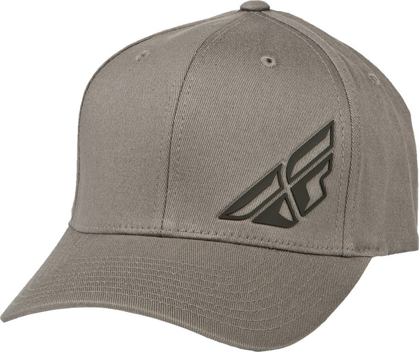 Fly Racing Fly F-Wing Hat Grey Heather Lg/Xl 351-0396L