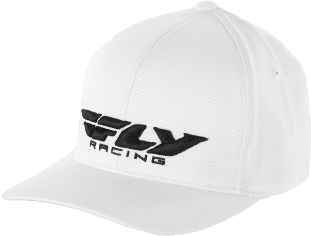 Fly Racing Fly Podium Hat White Sm/Md 351-0384S