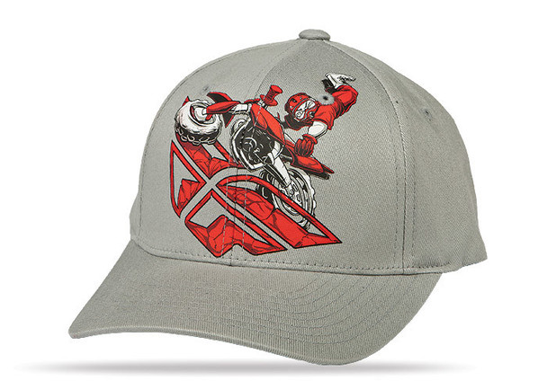 Fly Racing Seat Grab Youth Hat (Grey) 351-0446