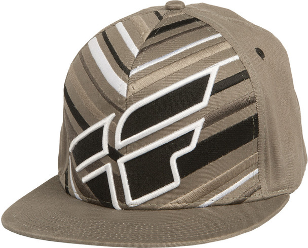 Fly Racing Tribe Hat Grey/Black/White S/M 351-0276S
