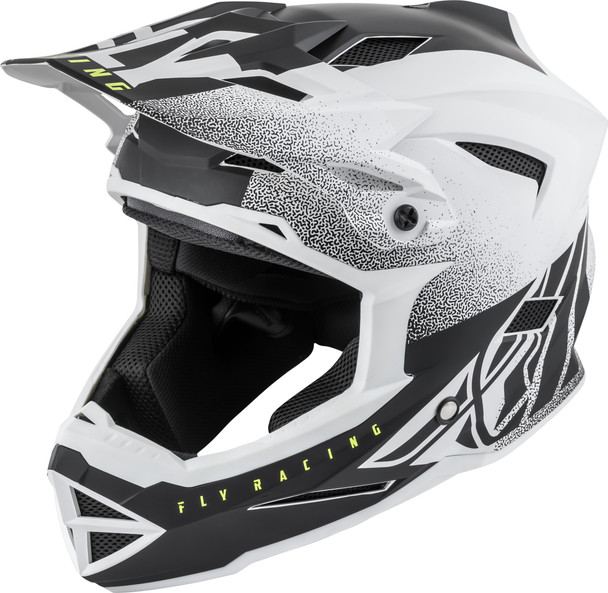 Fly Racing Default Helmet Matte White/Black Yl 73-9171Yl