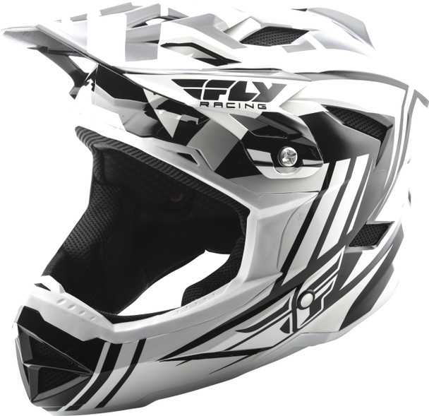 Fly Racing Default Helmet White/Black L 73-9161L