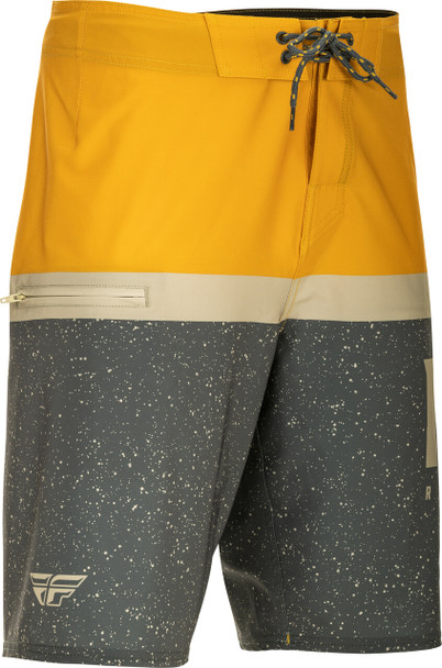 Fly Racing Fly Boardshorts Mustard/Grey Sz 32 353-30932