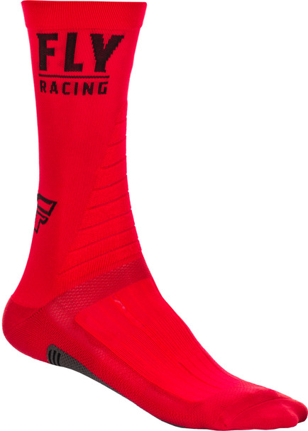 Fly Racing Fly Factory Rider Socks Red/Black Lg/Xl Spx009600-B2