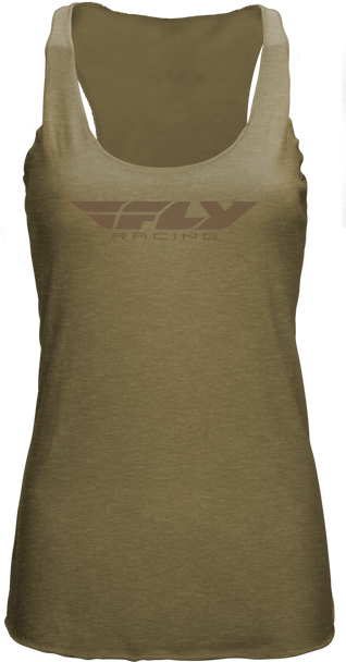 Fly Racing Women'S Fly Corporate Tank Olive 2X 356-61562X