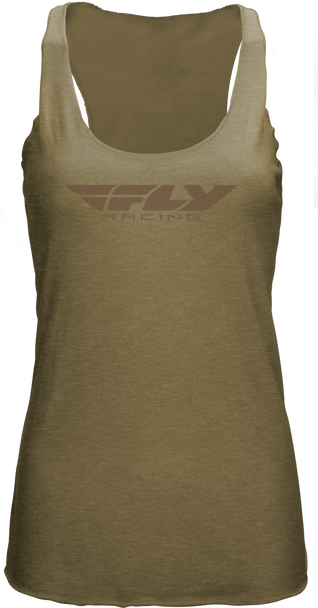 Fly Racing Women'S Fly Corporate Tank Olive Sm 356-6156S
