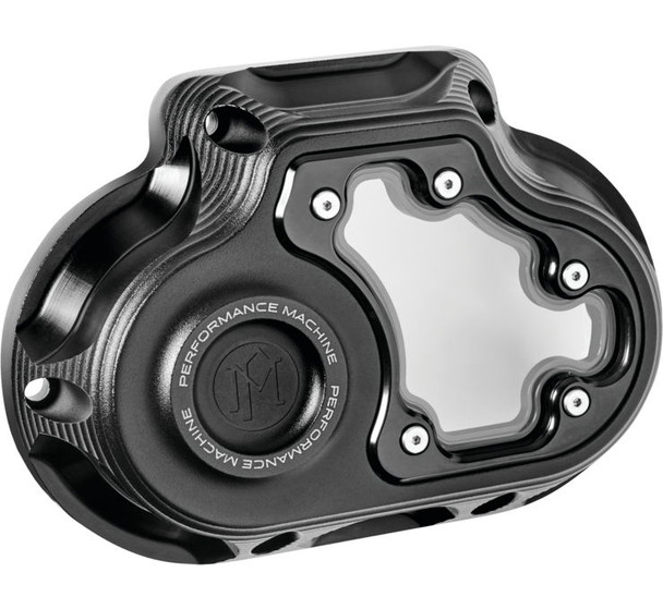 Performance Machine Vision Series Cable Clutch Covers Black Ops 0177-2081M-SMB