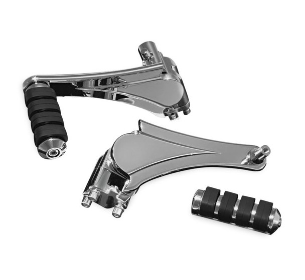 Kuryakyn Adjustable Passenger Pegs with O.E. and Aftermarket Passenger Board Mounts Chrome 4353