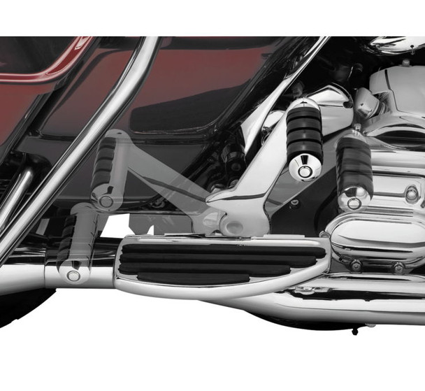 Kuryakyn Adjustable Passenger Pegs with O.E. and Aftermarket Passenger Board Mounts Chrome 4571