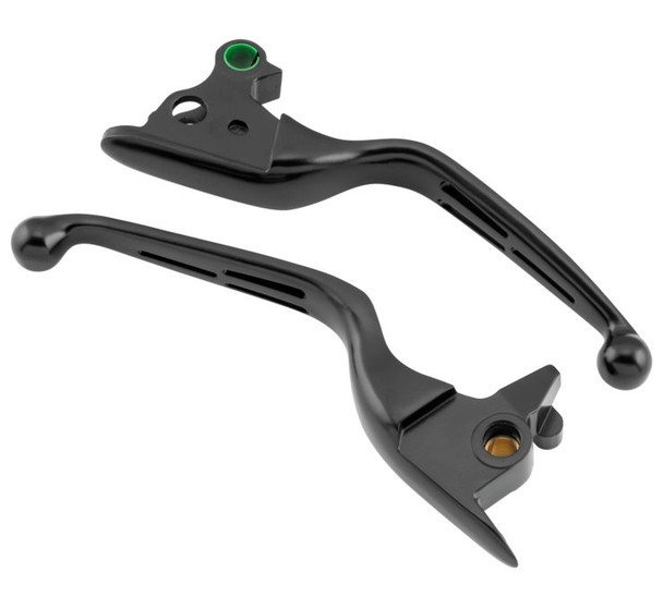 Biker's Choice Dual Slotted Levers Black 53575