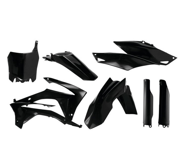 Acerbis Full Plastic Kits for Honda Black 2314410001