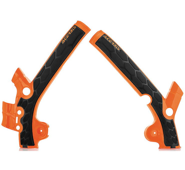 Acerbis X-Grip Frame Guard 16 Orange/Black 2449525225