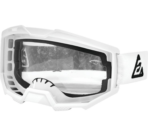 Answer Racing Youth Apex 1 Goggle White/Black Youth 0408-2888-0100
